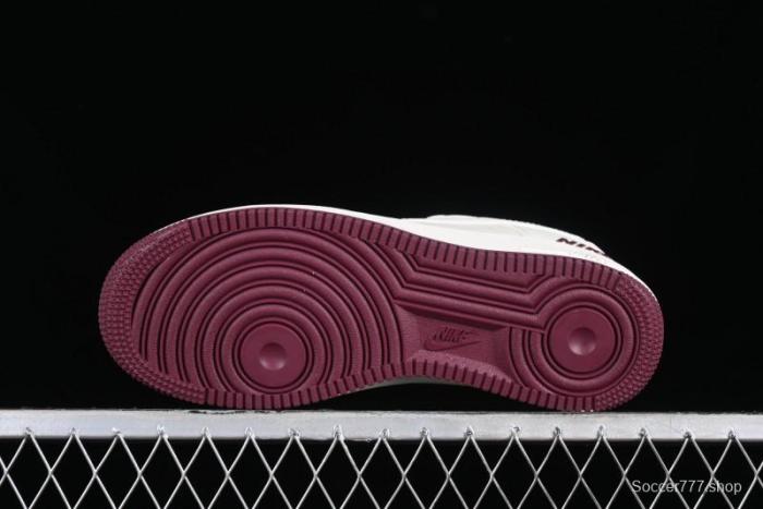 Nike Air Force 1 '07 Low  NIKE  Triple Swoosh Series White Wine Red Classic Casual Sneakers - TV2306-258 1