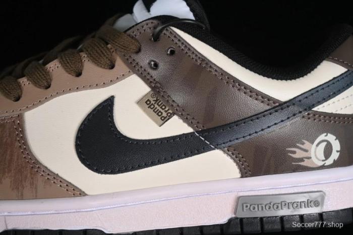 Nike Dunk Low Panda Prank Street Racing Electro Rust Distressed SB Strap Low-Top Casual Sneakers - DD1391-100 1