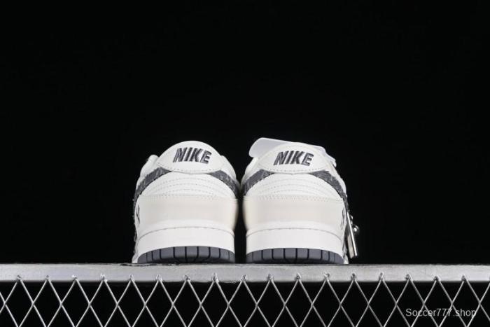 Nike SB Dunk Low MLB Collaboration - Grey Denim Anniversary Custom Low-Top Casual Skate Shoes - DQ1098-347 1