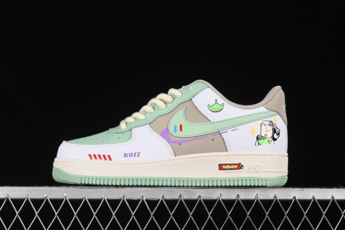 Nike Air Force 1 '07 Low Buzz Lightyear Casual Sneakers - CJ0304-110