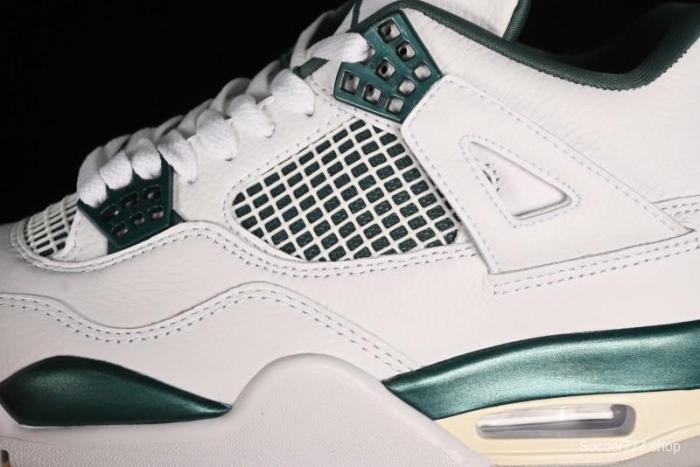 Nike Air Jordan 4 Retro Sneakers with Oxidized Green Accents and Visible Air Cushion - AQ8138-103 1