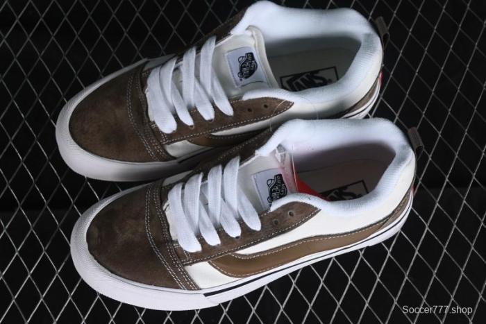 Vans Classics Knu Skool Coffee White Brown Slip-On Shoes - VN0009SAK330 1