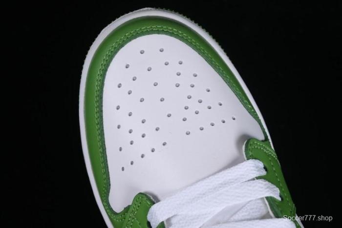 Nike Air Jordan 1 Low AJ1 White Green Low Top Lifestyle Basketball Shoes - HF4823-100 1
