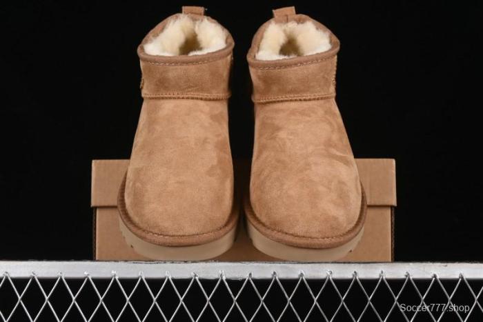 UGG Classic Ultra Mini Short Boots with Genuine Australian Shearling and TREADLITE Outsole - 1116109