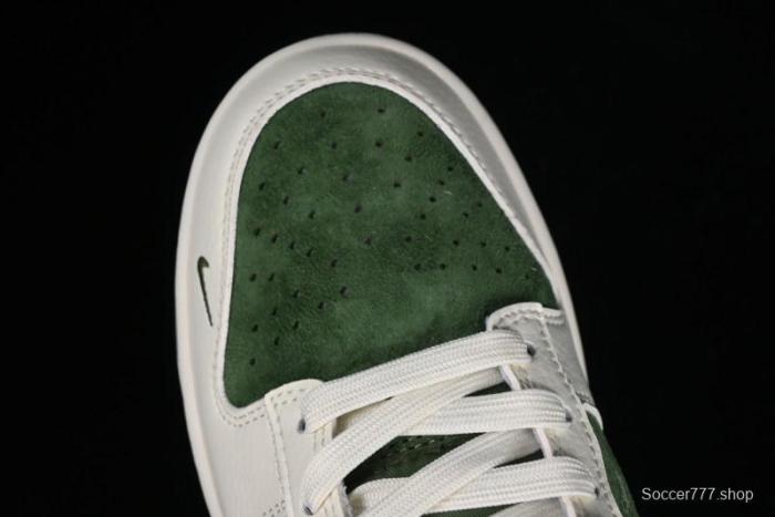 Nike SB Dunk Low Stussy Collaboration - Green Floral Anniversary Custom Low-Top Casual Skate Shoes - CF3688-008 1