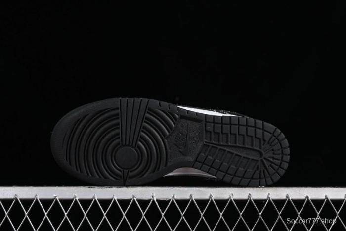 Nike SB Dunk Low Gucci Collaboration - Double G Embroidery Black Swoosh Anniversary Custom Low-Top Casual Skate Shoes - SF1588-136 1