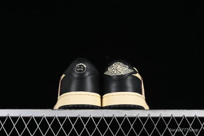 Nike Travis Scott x Air Jordan 1 Low OG AJ1 Reverse Swoosh Sneakers - DM7866-201 1