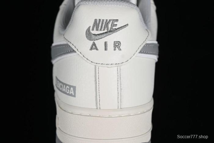 Balenciaga x Nike Air Force 1 '07 Low Triple Swoosh Beige Grey Casual Shoes - FR0538-091 1