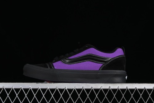 Vans Classics Knu Skool Black Purple Slip-On Shoes - VN0009QCSWE 1