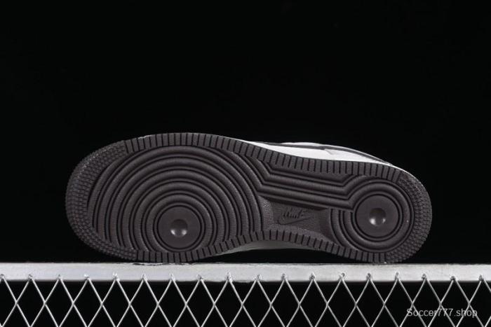 Nike Air Force 1'07 Low The North Face CDG Collaboration - Beige Grey Pigskin Low-Top Casual Sneakers - HD1968-015