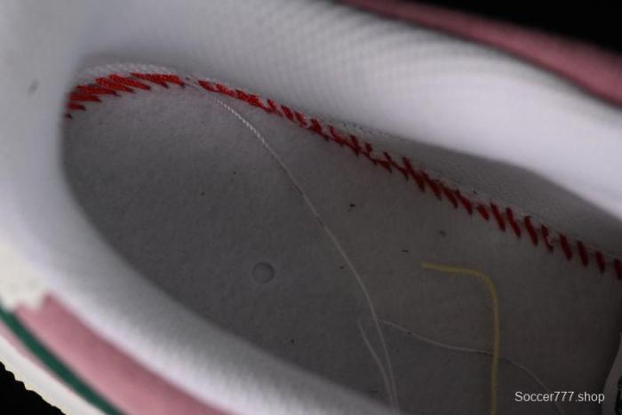 Nike Air Force 1 '07 Low Casual Sneakers in White Pink Green - FV9346-100 1