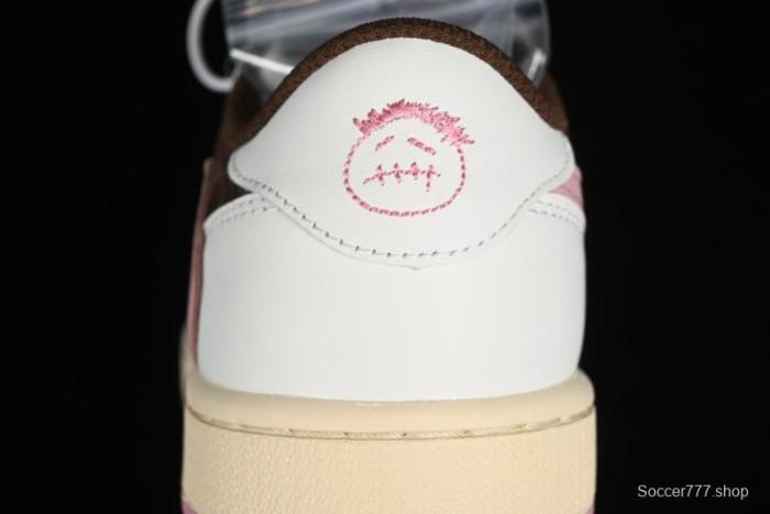 Nike Travis Scott x Air Jordan 1 Low OG AJ1 Reverse Swoosh Sneakers - DZ4137-206 1