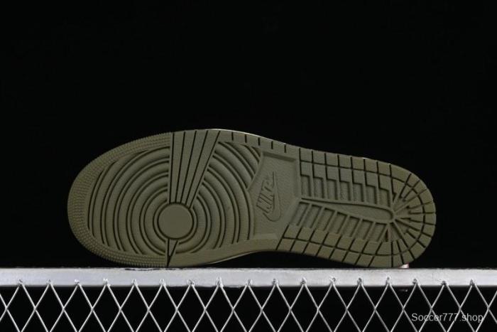 Nike Travis Scott x Air Jordan 1 Low OG AJ1 Reverse Swoosh Sneakers - DM7866-200 1