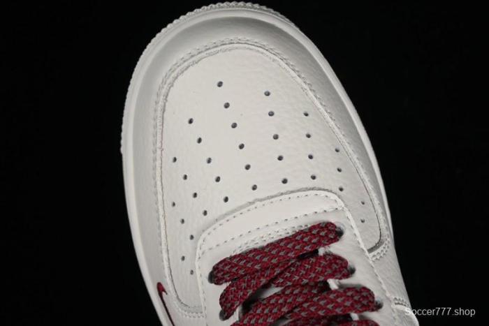 Nike Air Force 1 '07 Low Classic Burgundy Mini Swoosh Starry Sky Low-Top Casual Sneakers - MJ0319-025 1