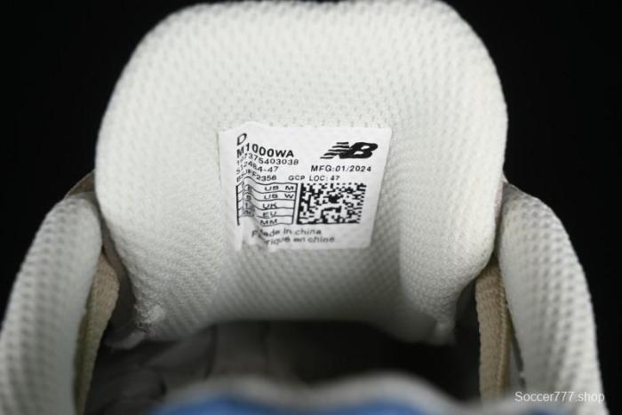 New Balance 1000 Series Retro Dad Style Low-Top Casual Running Shoes - M1000WA