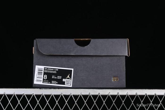 Nike Air Jordan 1 Low AJ1 White Blue Grey Low Top Lifestyle Basketball Shoes - 553558-141 1