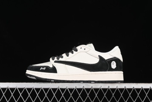 Nike Travis Scott x Fragment Design x Air Jordan 1 Low OG SP Sneakers - XY2688-106