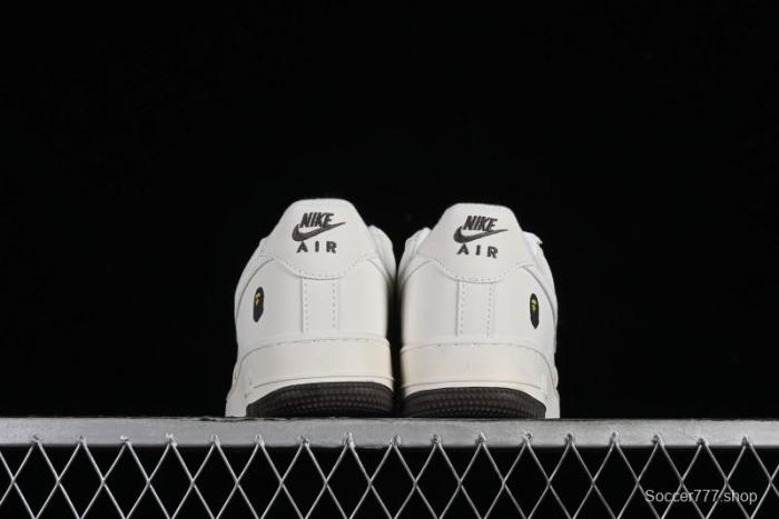 Nike Air Force 1 '07 Low BAPE Collaboration - Beige Black Star FG6688-100 1