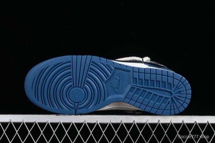 Nike Dunk Low High Street Style Ocean Protection Deconstructed SB Lace-Up Casual Skate Shoes - DV0834-101 1