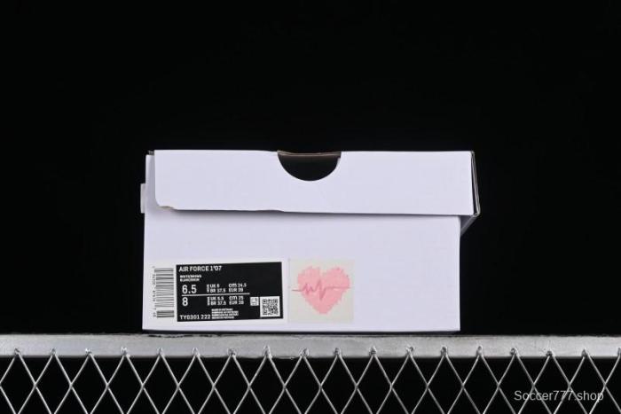 Nike Air Force 1 '07 Low Valentine's Day Limited Edition EKG Heartbeat Double Heart Design Casual Sneakers - TY0301-222 1