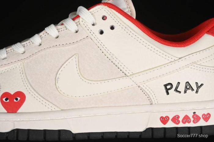 Nike SB Dunk Low Comme des Garcons Anniversary Custom Low-Top Casual Skate Shoes - KK1688-081