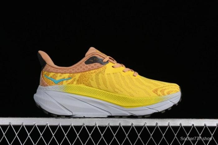 Hoka One One Challenger ATR 7 Low Trail Running Shoes with Enhanced Cushioning and Breathable Mesh - 1134497 PFGY 1