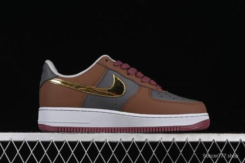 Nike Air Force 1 '07 Low Sun Black Myth Wukong Themed Casual Sneakers - CW2288-111