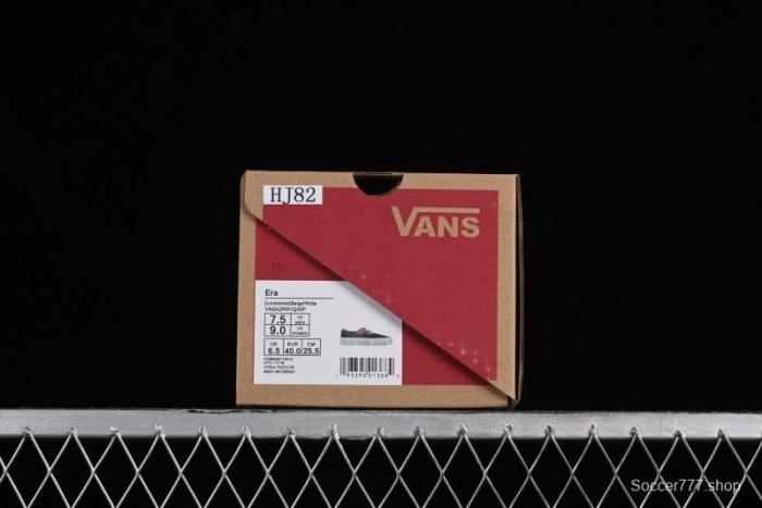 Vans Era Low-Top Skate Shoes with Black Canvas and Red Scottish Plaid Checkered Design - VN0A2RR1QWP 1