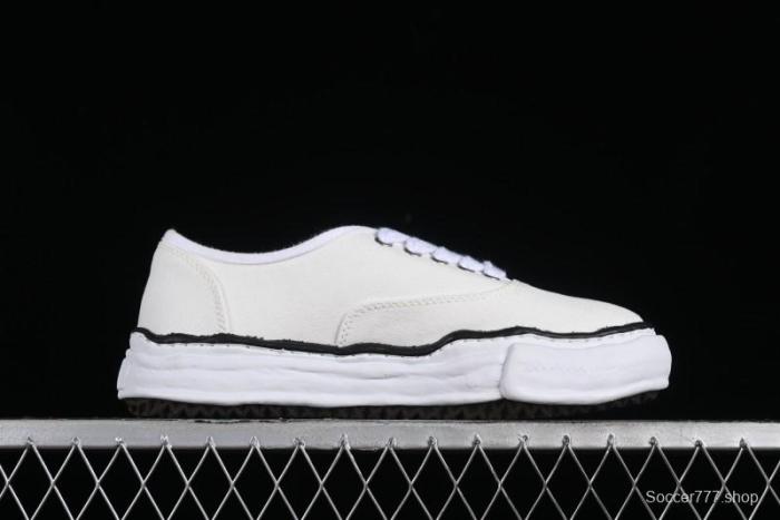 Wayne Original Sole Leather Low Sneaker with Melted Ice Cream Outsole - W.E5 1