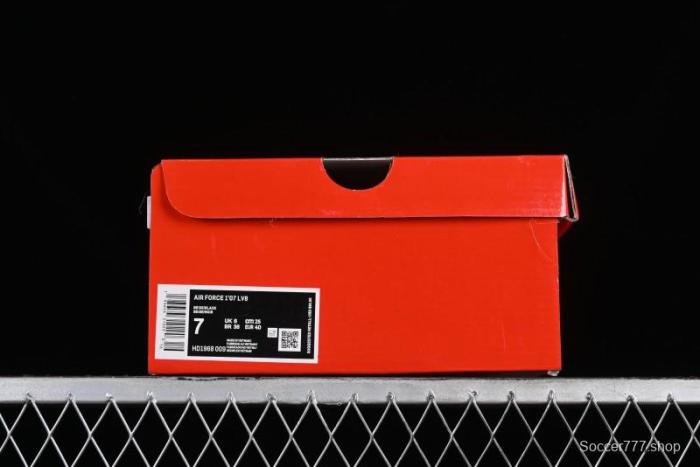 Supreme x Nike Air Force 1 '07 Low Casual Skate Shoes with Zoom Air Cushion - HD1968-009 1