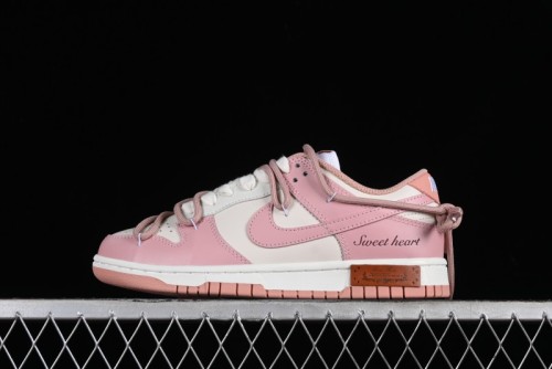 Nike Dunk Low ESS Custom Edition Rose Pink Retro Sweetheart Low-Top Casual Sneakers - DD1503-118 1