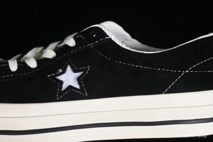Converse One Star J Vtg Suede Low-Top Casual Sneakers in Black/Grey - M.C3 1