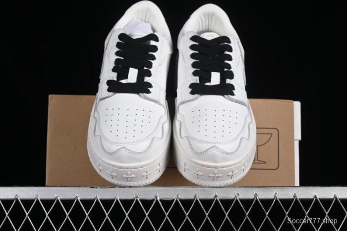 SMFK Comfortable Chunky Sole White Sneakers - T.D4 1