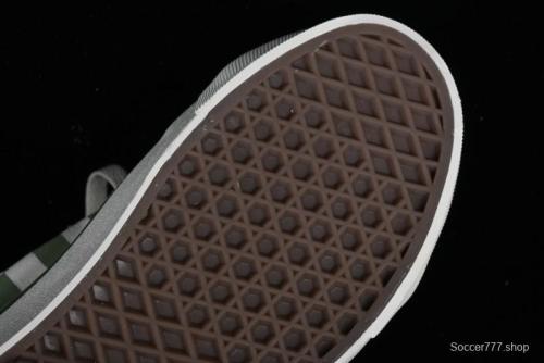 Vans Old Skool Reissue 136 Checkerboard Green Retro Canvas Shoes - VN000MT6V0N 1