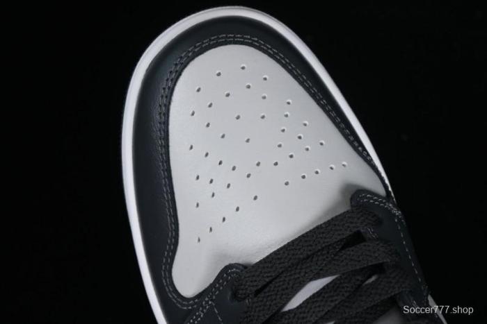 Nike Air Jordan 1 Low AJ1 Black Grey Blue Hook Basketball Shoes - DC0774-040 1