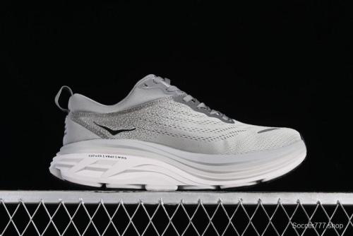 HOKA ONE ONE Bondi 8 Performance Cushioned Running Shoes with Engineered Mesh Upper - 1123202 SHMS 1