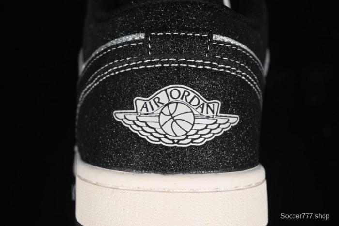 Nike Air Jordan 1 Low Retro Basketball Shoes Custom Starry Sky Design - SJ9950-012