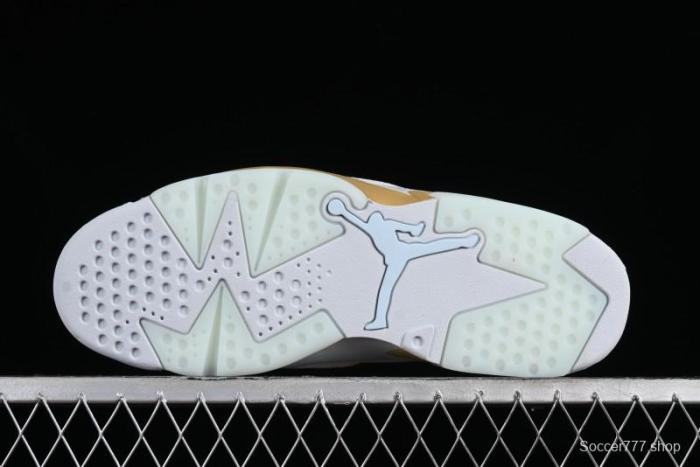 Nike Air Jordan 6 Retro Paris Olympics Sneakers with Metallic Gold Accents - DQ4914-074 1