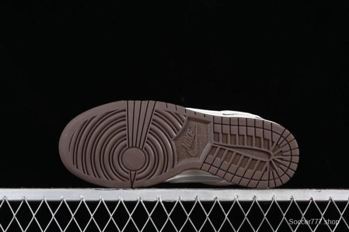 Nike SB Dunk Low BAPE Collaboration Anniversary Edition - White with Brown Swoosh Low-Top Casual Skate Shoes - XD6188-019 1