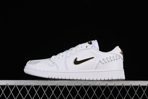Nike Air Jordan 1 Low Method of Make Casual Sneakers in White Gold - FN5032-100 1
