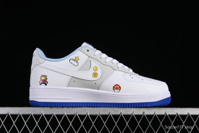 Nike Air Force 1'07 Low  Mario  Casual Sneakers - FB1844-222 1