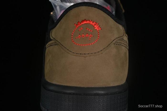 Nike Travis Scott x Air Jordan 1 Low OG AJ1 Reverse Swoosh Sneakers - DM7866-202 1