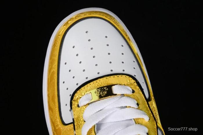 Nike Air Force 1 '07 Low DIY Golden Dragon Embroidery Casual Sneakers - CW2288-202