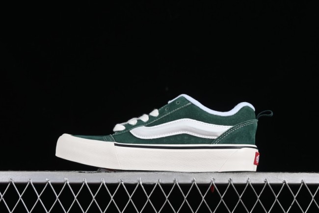 Vans Classics Knu Skool Green Platform Sneakers - VN0AUAK374 1