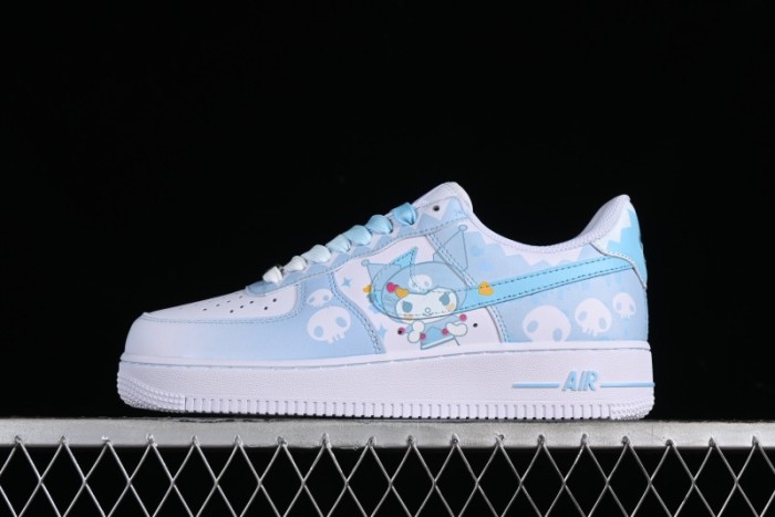 Nike Air Force 1 Low Witch Collaboration Custom Leather Sneakers with Full-Length Air Cushion - CW2288-111 1