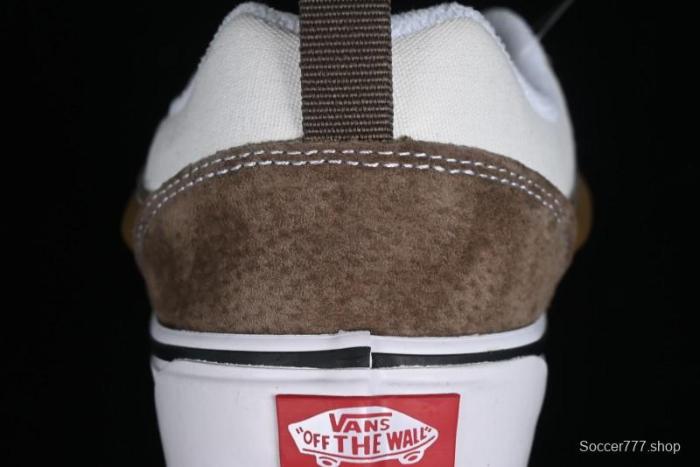 Vans Classics Knu Skool Coffee White Brown Slip-On Shoes - VN0009SAK330 1