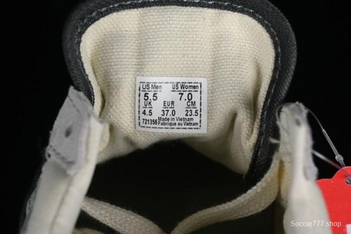 Vans Old Skool Reissue 136 Retro Casual Vulcanized Sneakers in Gray Blue White - VN000CRPGRN 1