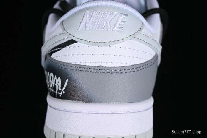 Nike Dunk Low SB Graffiti Halloween Cross Distressed Gradient Lace-Up Casual Skate Shoes - DV0831-101 1