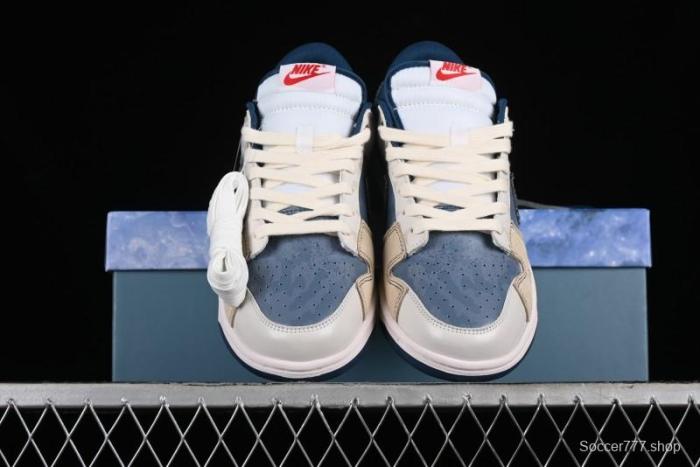 Nike Dunk Low Panda Prank Wave Fishing Blue Brown Low Top Casual Sneakers - DD1391-400