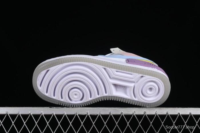 Nike Air Force 1 Shadow Lightweight Elevated Low-Top Versatile Sneakers - CW2630-141 1